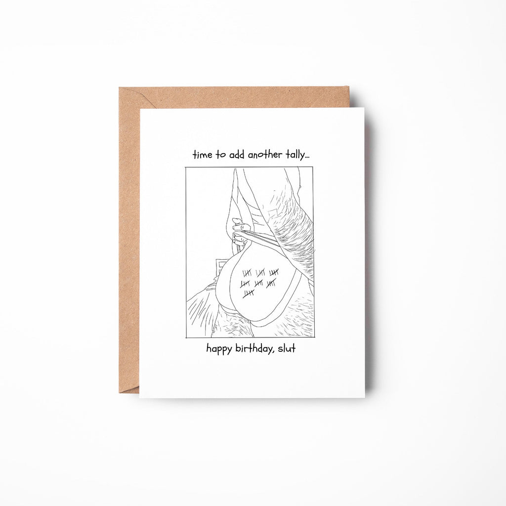 Time to Add Another Tally – Spicy Gay Birthday Card