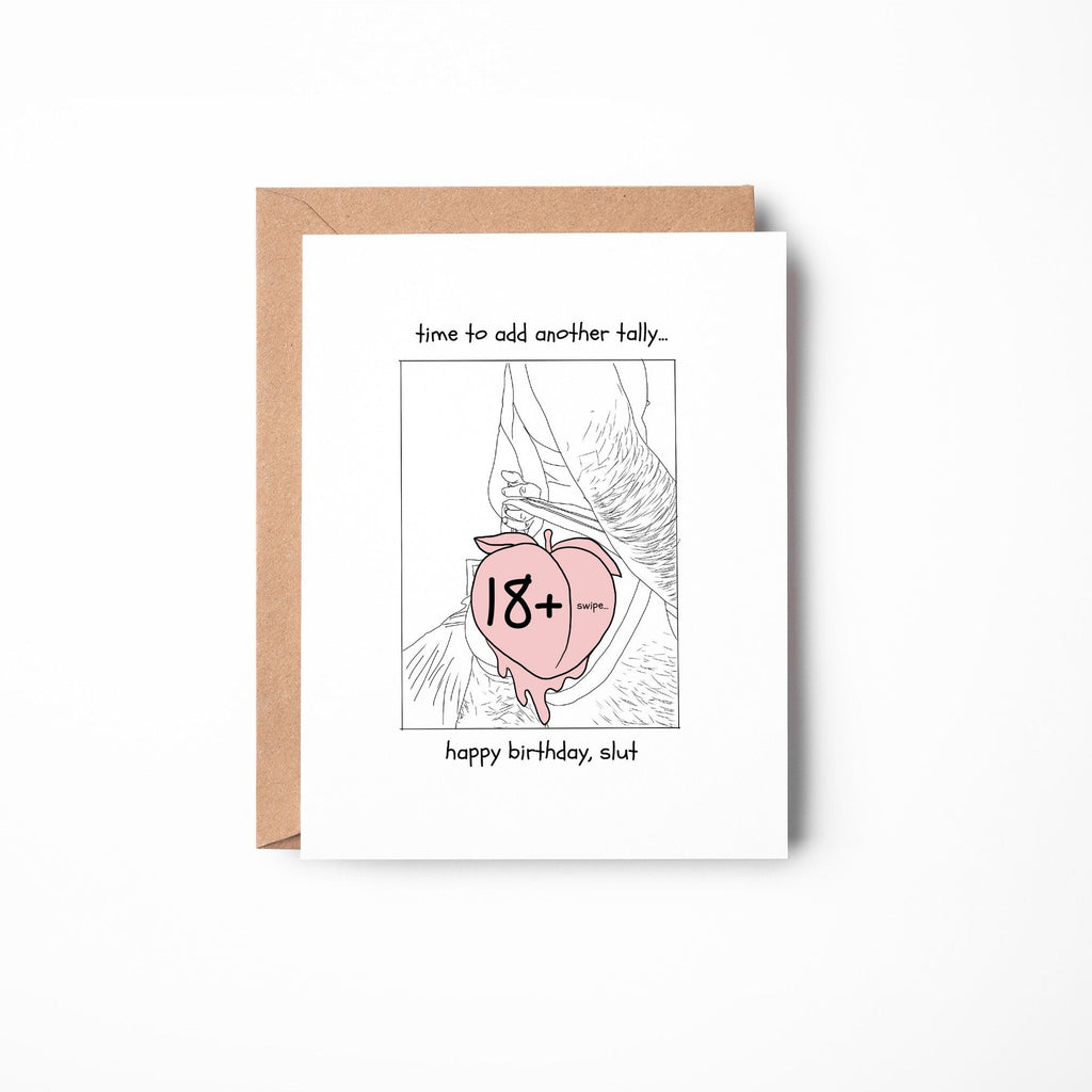 Time to Add Another Tally – Spicy Gay Birthday Card