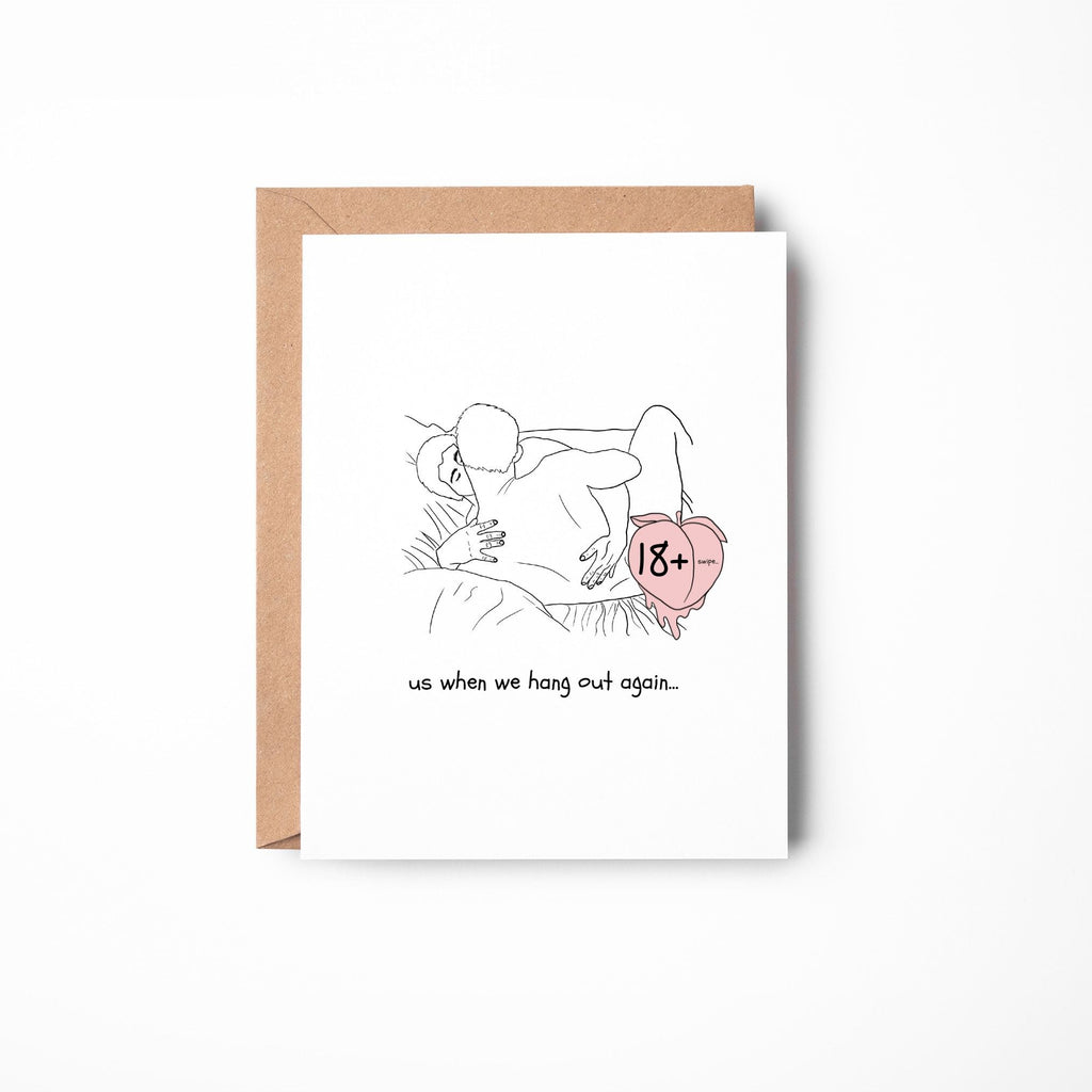 Us When We Hang Out Again- Gay Greeting Card