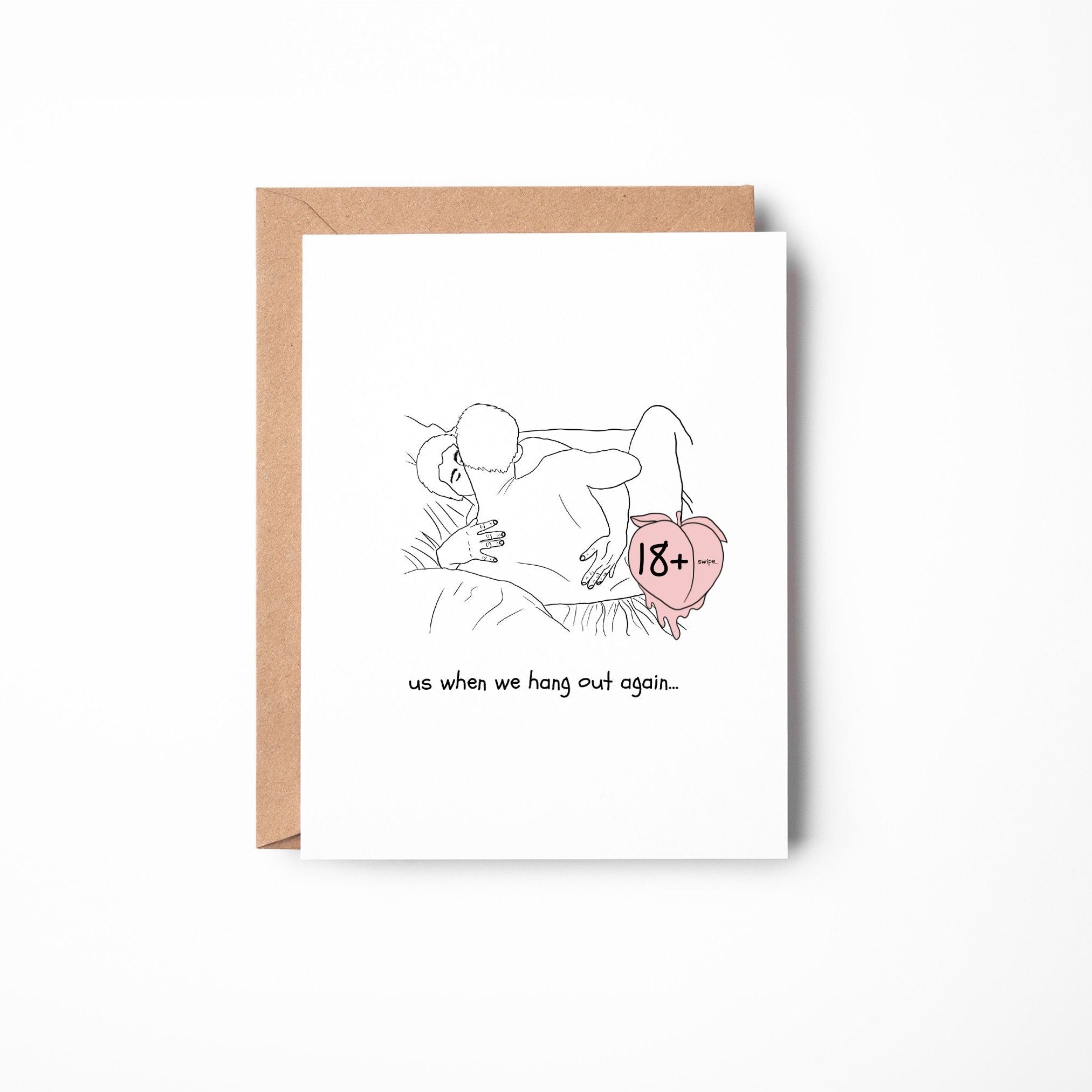 Us When We Hang Out Again- Gay Greeting Card