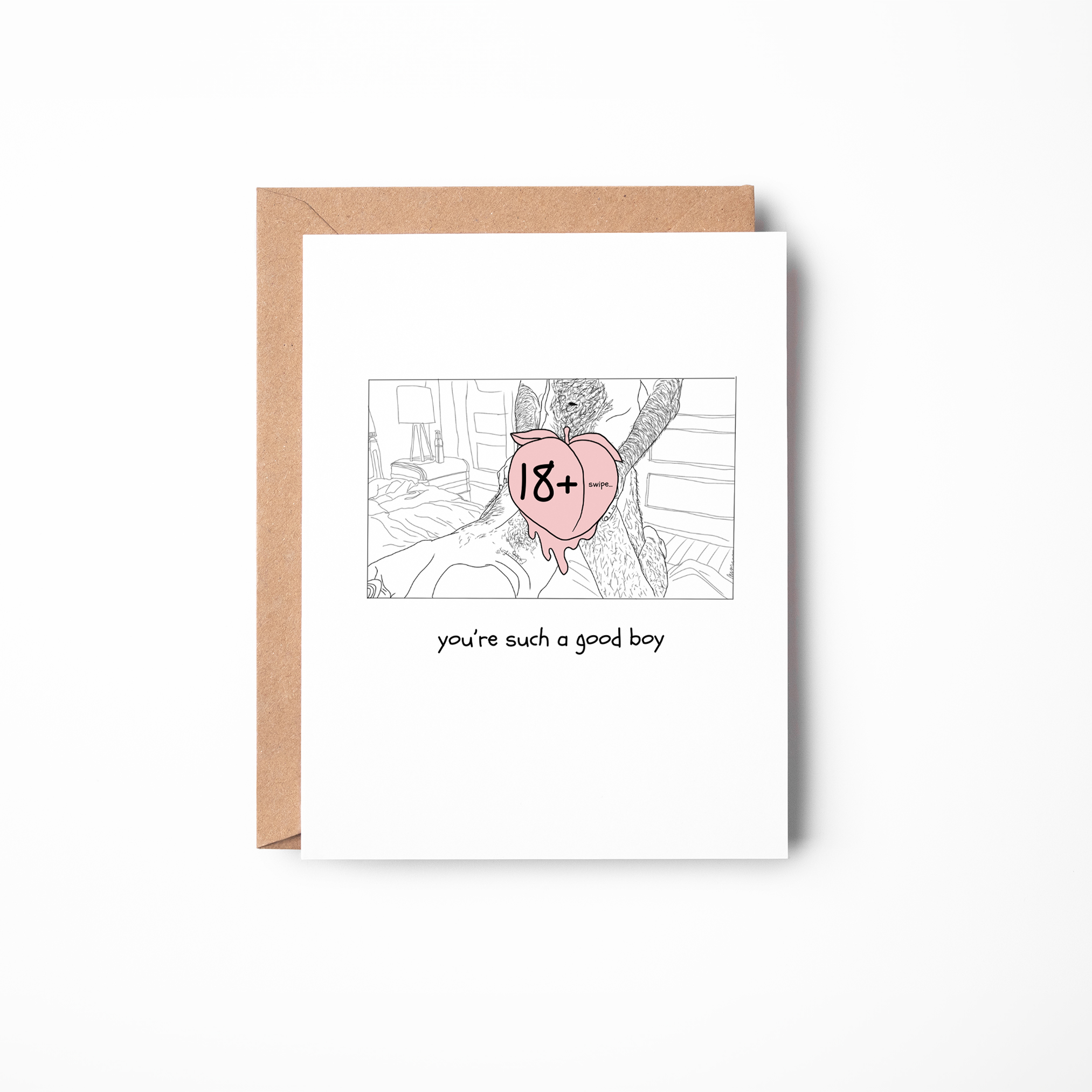 Such a Good Boy- Spicy Gay Greeting Card