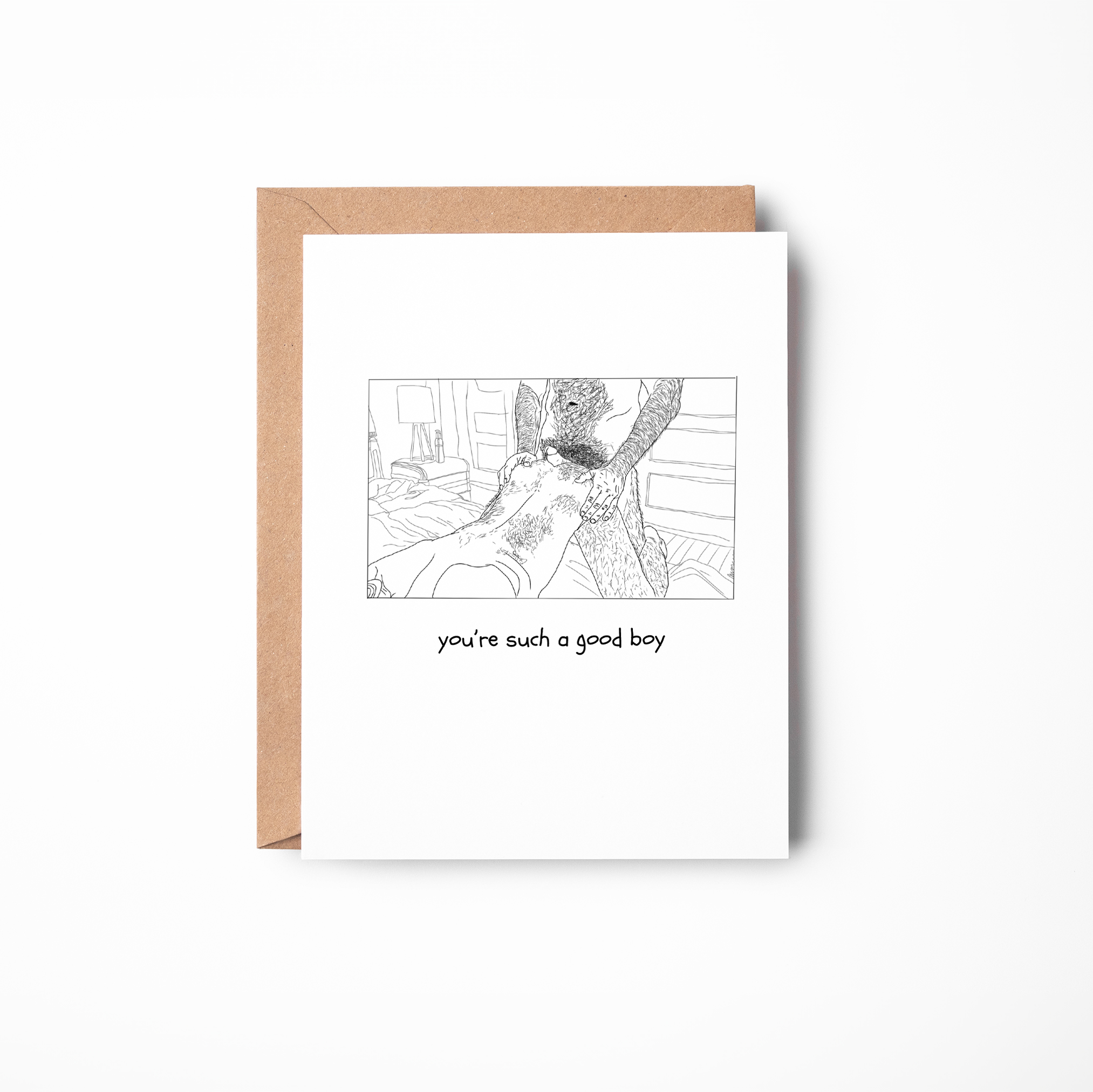 Such a Good Boy- Spicy Gay Greeting Card