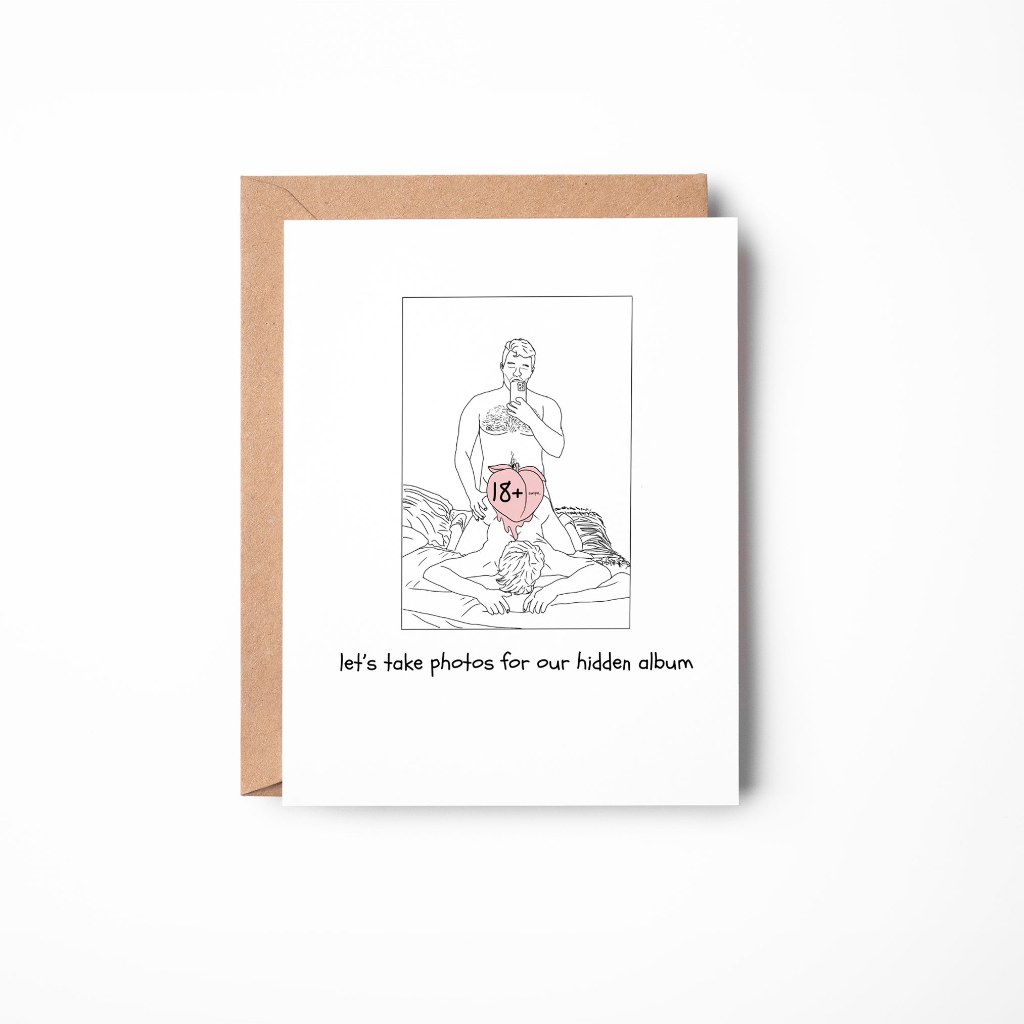 Let's Take Photos... - Spicy Gay Greeting Card